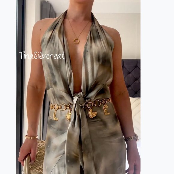 Zara Love Charm Metal Belt NWT main image 7
